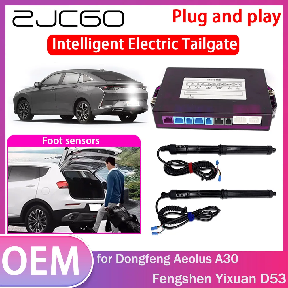 

ZJCGO Electric Tailgate Lift Drive Trunk Opening Tail Gate Lift Soft Close Car Door for Dongfeng Aeolus A30 Fengshen Yixuan D53