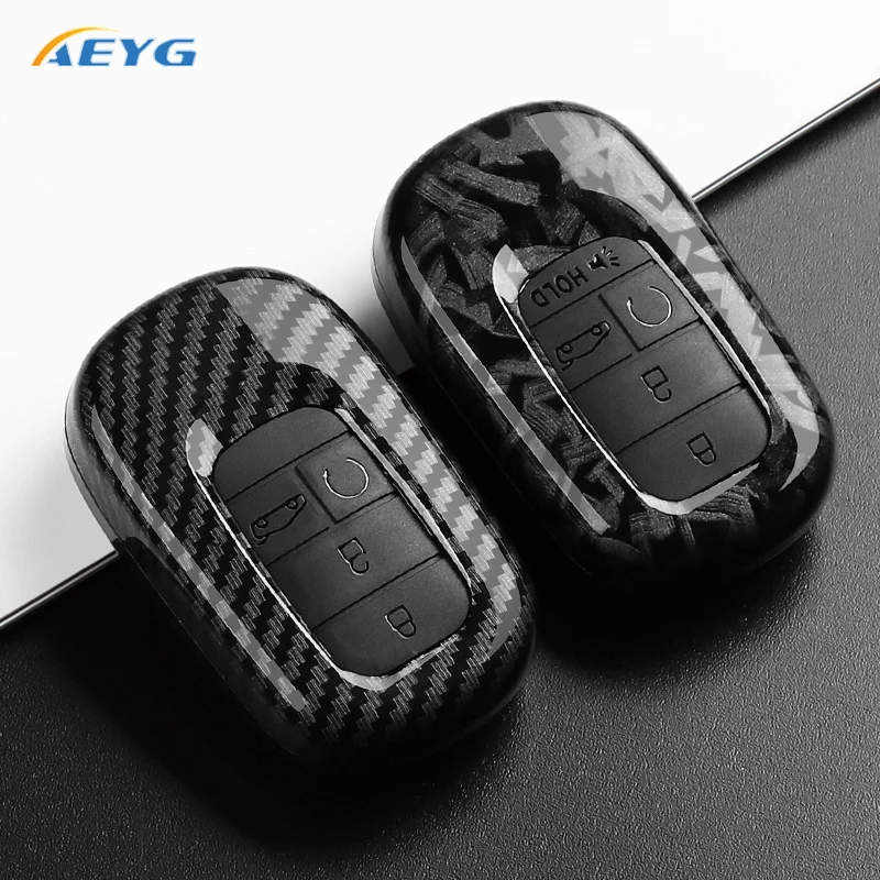 Carbon Fiber Car Key Case Cover For Honda 2022 2023 2024 2025 For Civic for Accord For CR-V For HR-V For Pilot PU Accessories