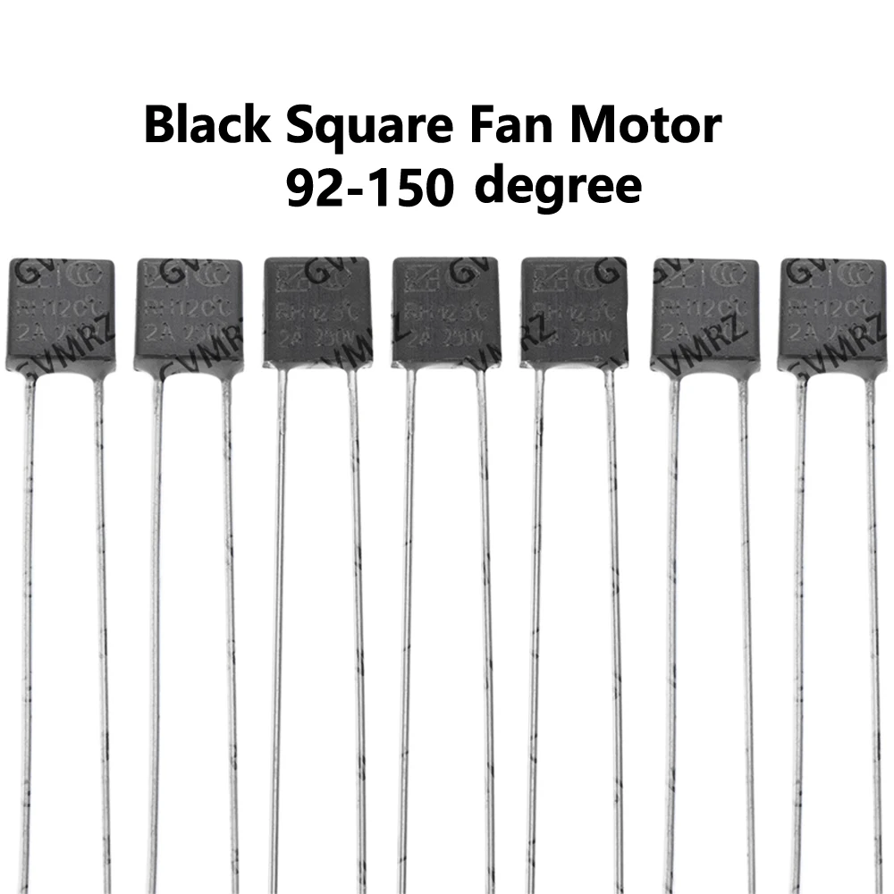 120 125 130 135 Black Square Fan Motor 2A 250V Thermal fuse 92 95 105 110 115 Temperature Switches  140 145 150 LED Fues degree