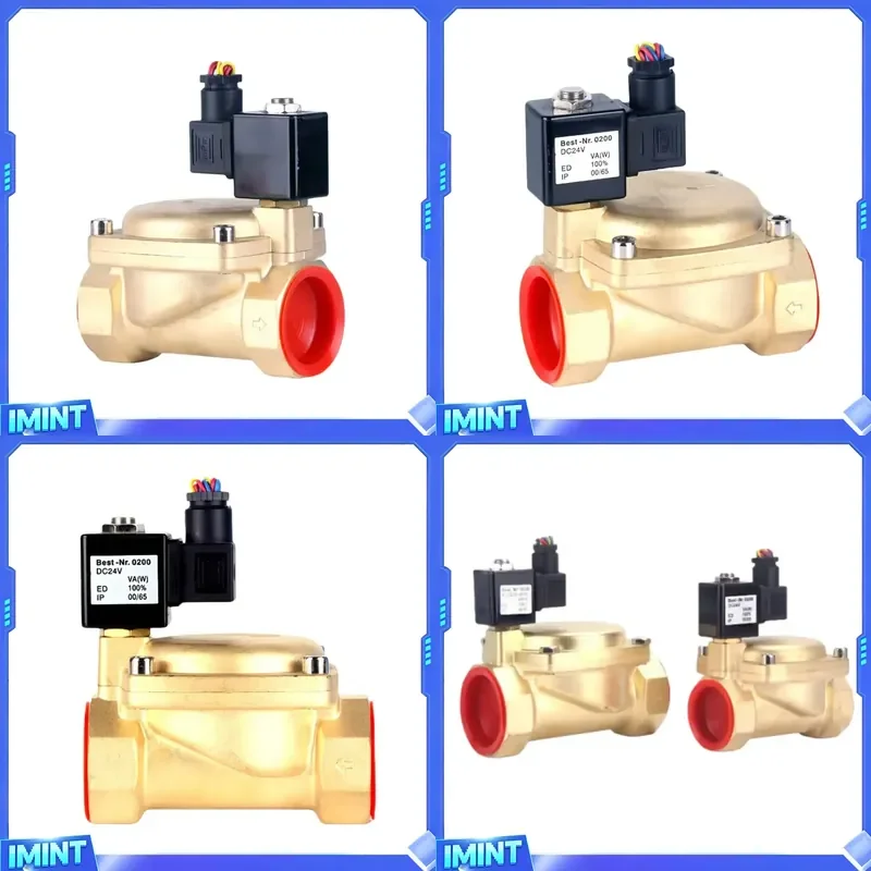 0927500 2/2 Way 11/4in High Pressure Brass Solenoid Valve Normal Close Water Media Diaphragm Structure Solenoid Valve
