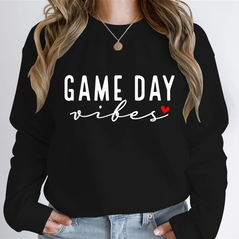 

Women and Men's Clothing Printed Hoodies GAME DAY Clothes Fashion Sweatshirt for Men and Women Youthful Woman Clothes Hoodie Men