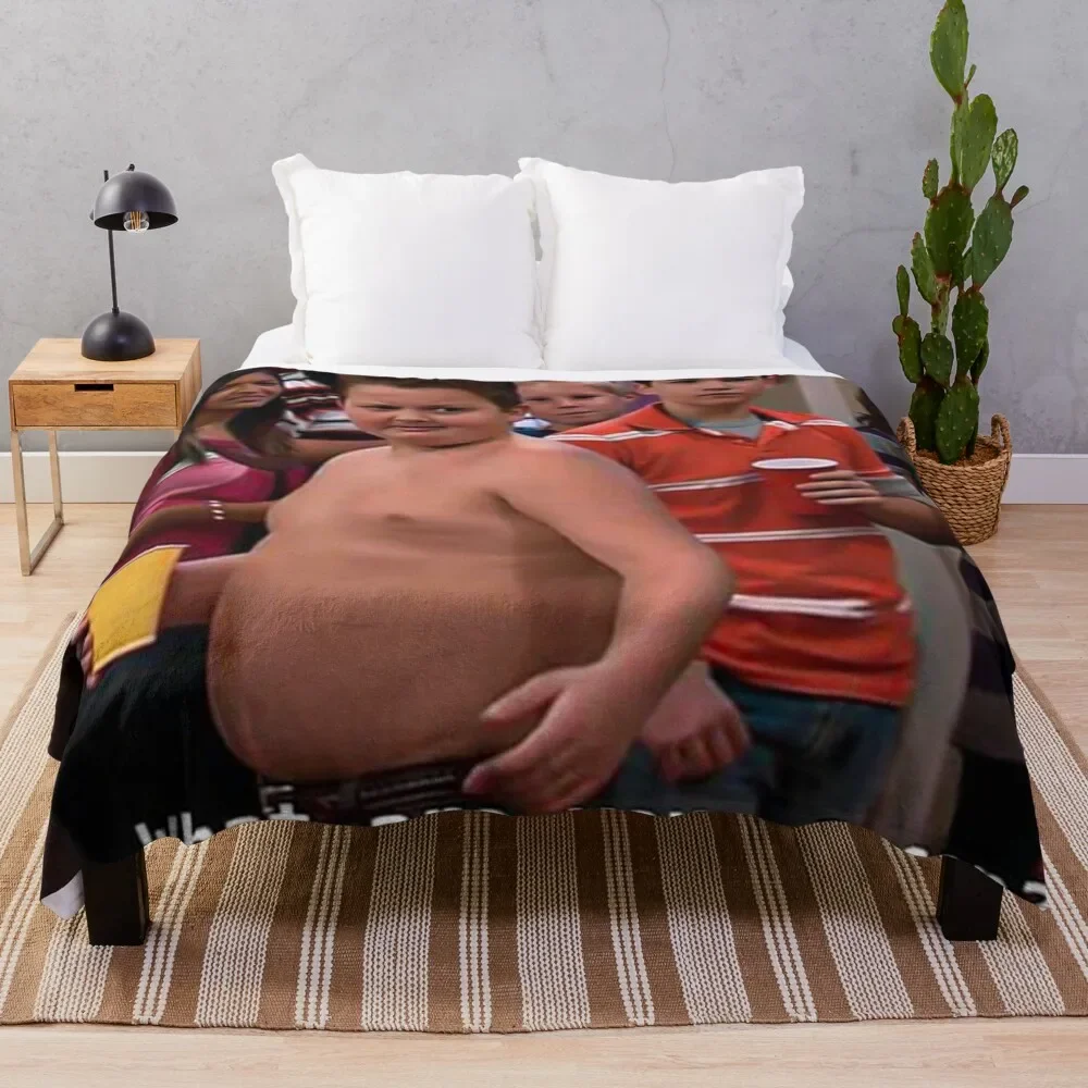 Funny Gibby What are You, a Cop? Throw Blanket Portable Lightweight Blanket for Travel Camping