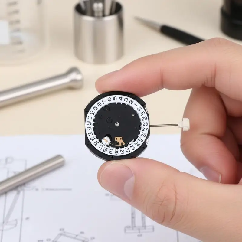 PE50 Quartz Watch Movement 6 Pin Precision Single Calendar for 2 6 10 Second Hand DIY Wristwatch Assembly Kit