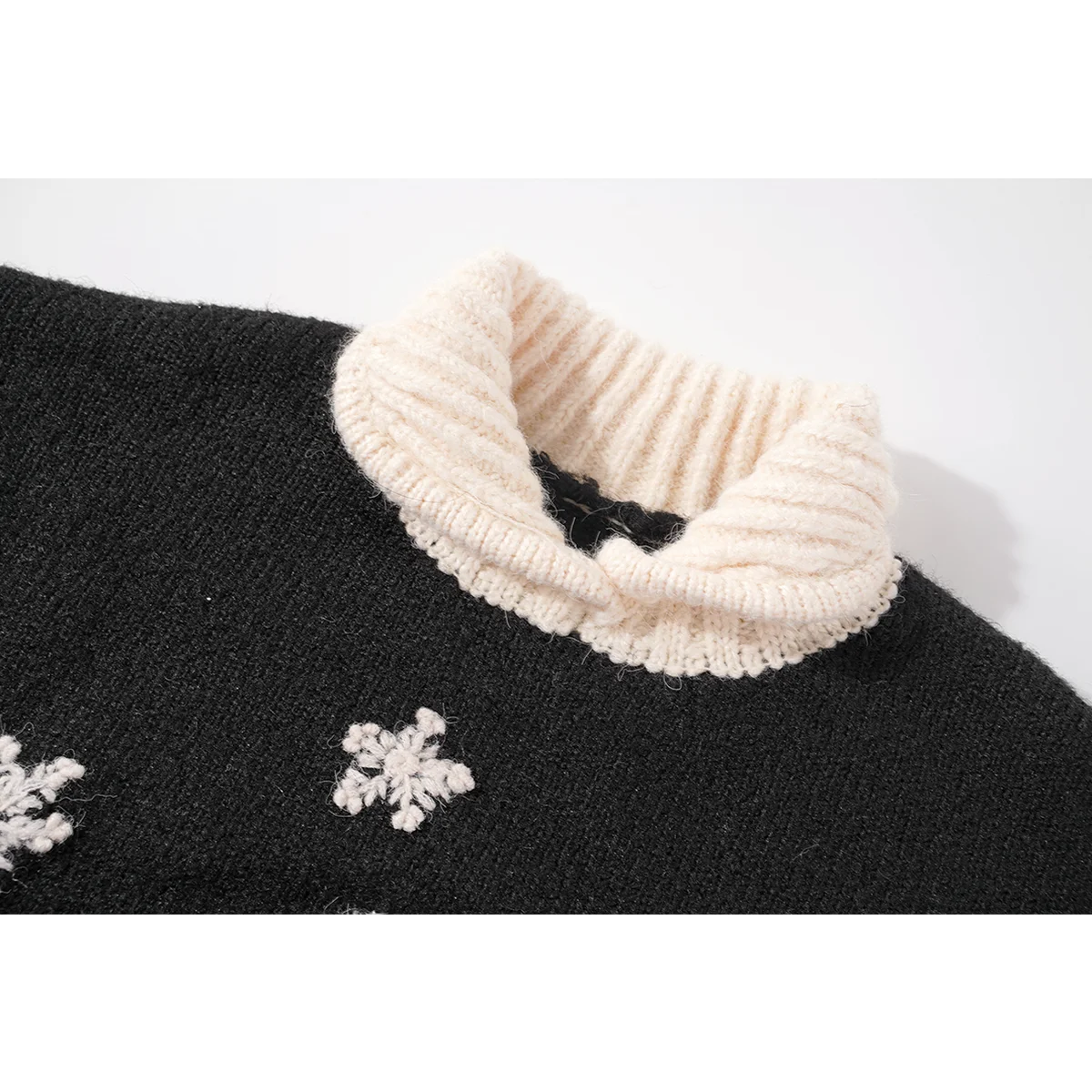 

Cisas Embroidery Long Sve Women's Knitted Sweater Casual Soft Bear Design Versatile Winter Top Sweet Sle Loose Fit