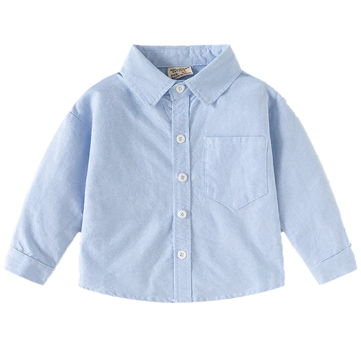 Toddler Boys Shirts Kids Elegant Long Sleeve Tops Outfit Children's Clothes 5