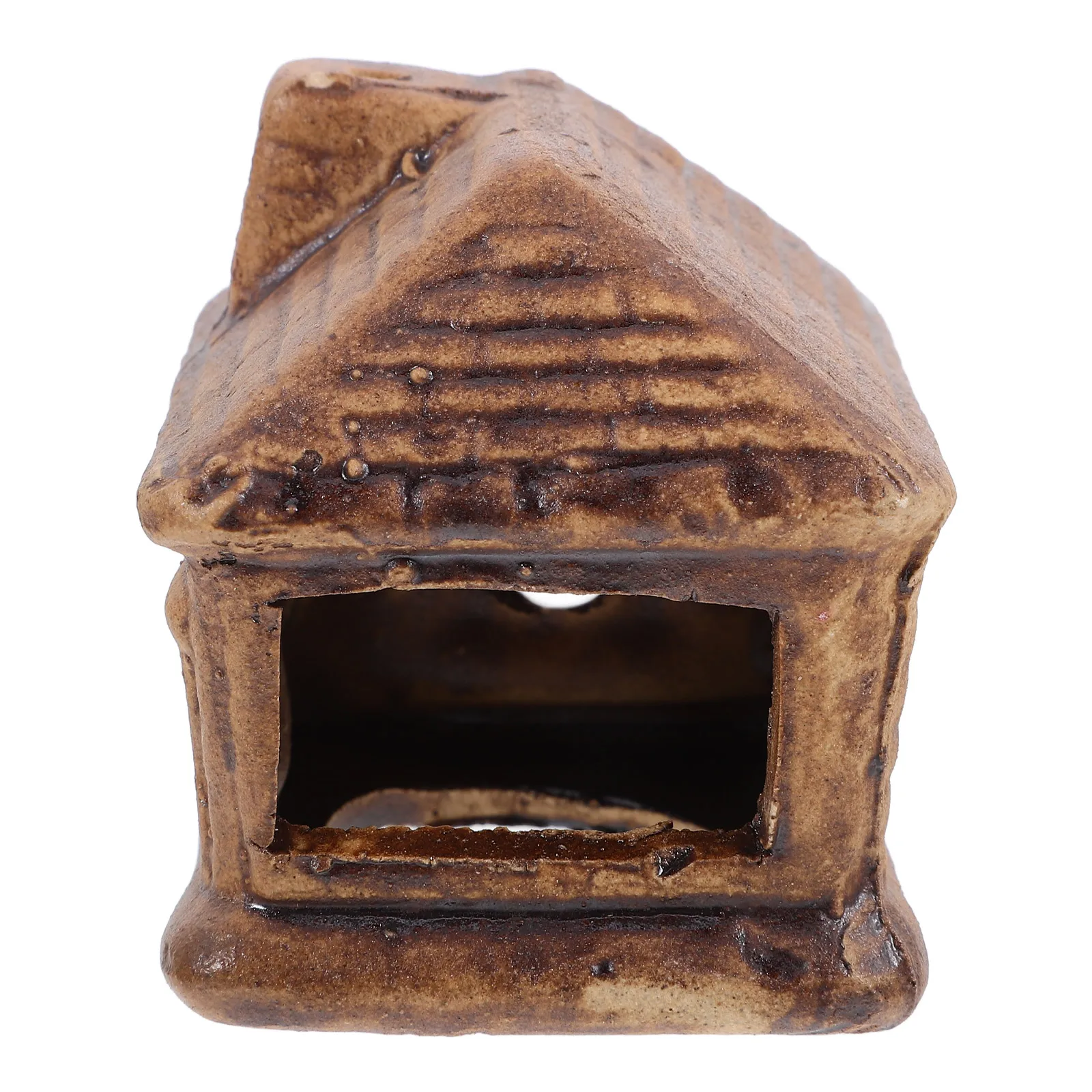 

Fish Tank Decoration House Ceramic Aquarium Cave For Shrimp Hides Betta Fish Shelter Decor Accessories Breeding Hideout