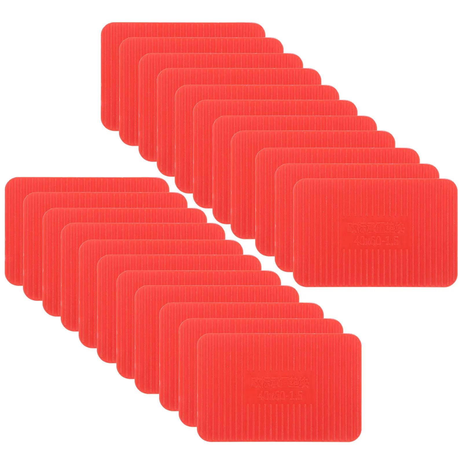 100Pcs Door Window Leveling Shims Heavy Duty Plastic Flat Shims for Support Patio Furniture Tile Griddle Load Bearing