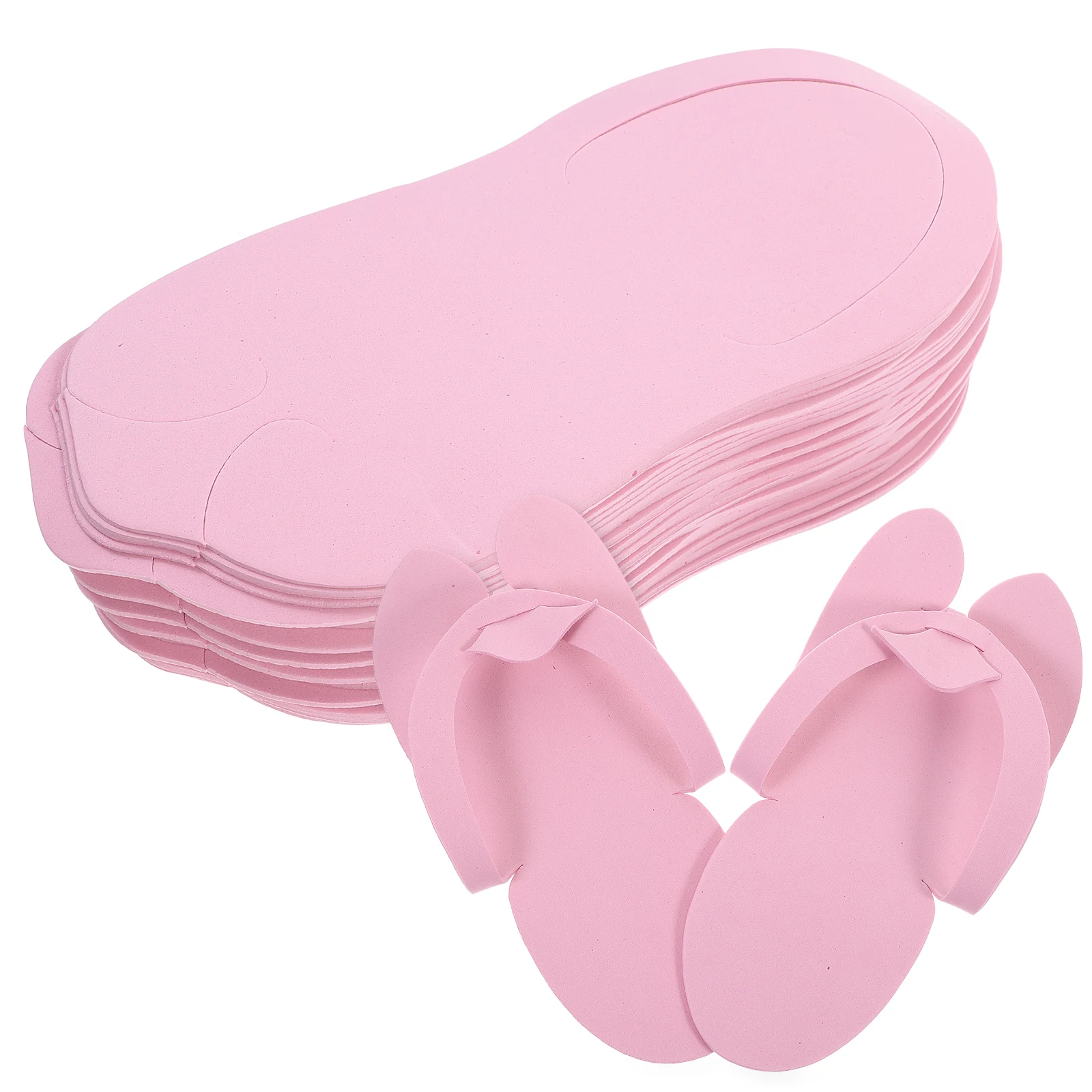 

Eva Foam Slippers 12 Pairs Pedicure S Foldable Disposable Lightweight EVA Material Safe Durable Portable Storage