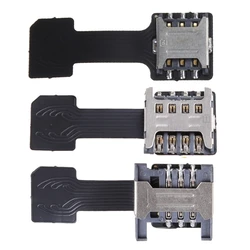 Hybrid Double Dual SIM Card Micro Adapter For Android Phone Extender Mic