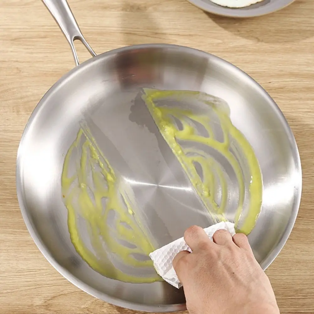 

316L Stainless Steel Frying Pan Fast Heating Non-Stick Cooking Pan Thickened Uncoated Cooking Pot for Gas Stove Induction Cooker