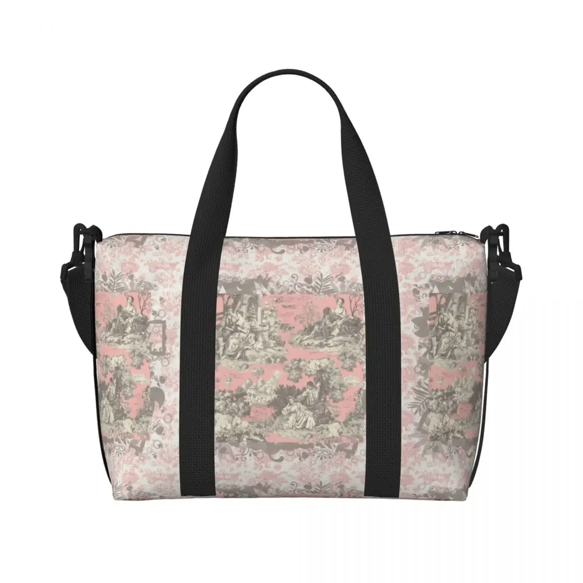 حقيبة تويلي دي جوي المخصصة للنساء ذات سعة كبيرة وحقائب سفر على الشاطئ والجيم الفرنسية