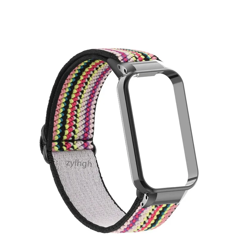 aceyoon Nylon stretch armband, alleen compatibel met Xiaomi Smart Band 9/Mi Band 8, 3 stuks, verstelbare sportarmbanden voor Xiaomi Mi Band 8 / Mi Band 9