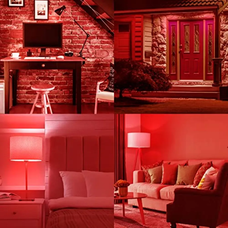 A19 Edison LED Light Bulbs, 4.5W 60W Equivalent,Colo Glass Filament, UL Listed, E26 Standard Base, Indoor Outdoor, Porch, Decor - view 6
