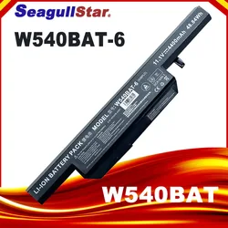 6 cell Laptop Battery For CLEVO W540BAT 6 W550SU1 W540BAT-6 W550SU2 W551SU1 6-87-W540S-427 6-87-W540S-4U4