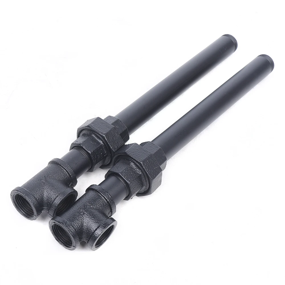 Industrial 3-Tiered Wall Mounted Pipe Shelf Rack Multipurpose Metal With Reclaimed Wood Finish