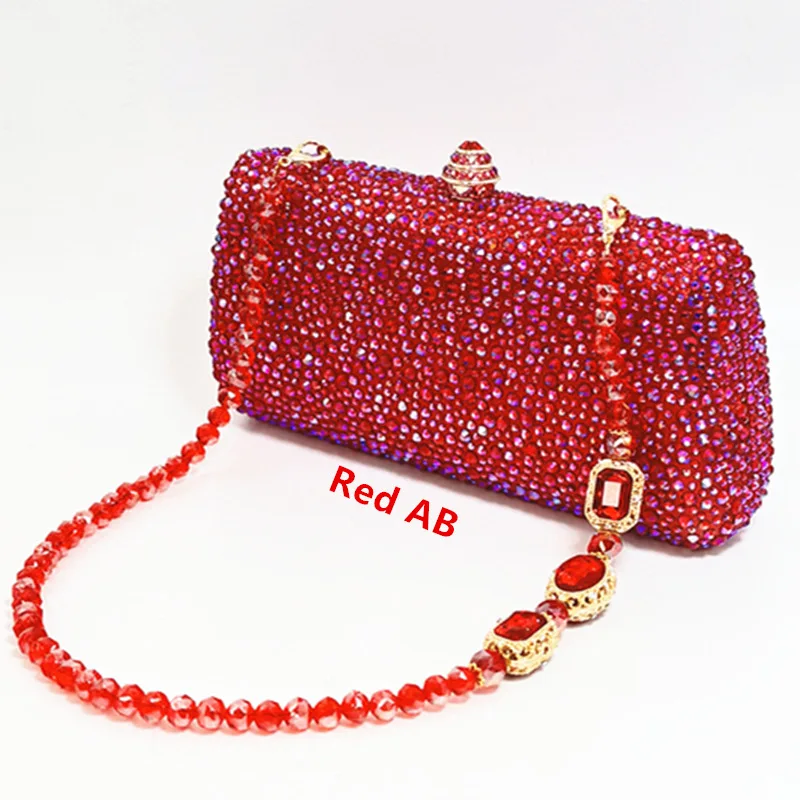 Women's Diamond Hand Dinner Bag Gold Black Green Wedding Party Crystal Diamond Bag 2025 New Luxury high quality Shiny Handbag - Image 4