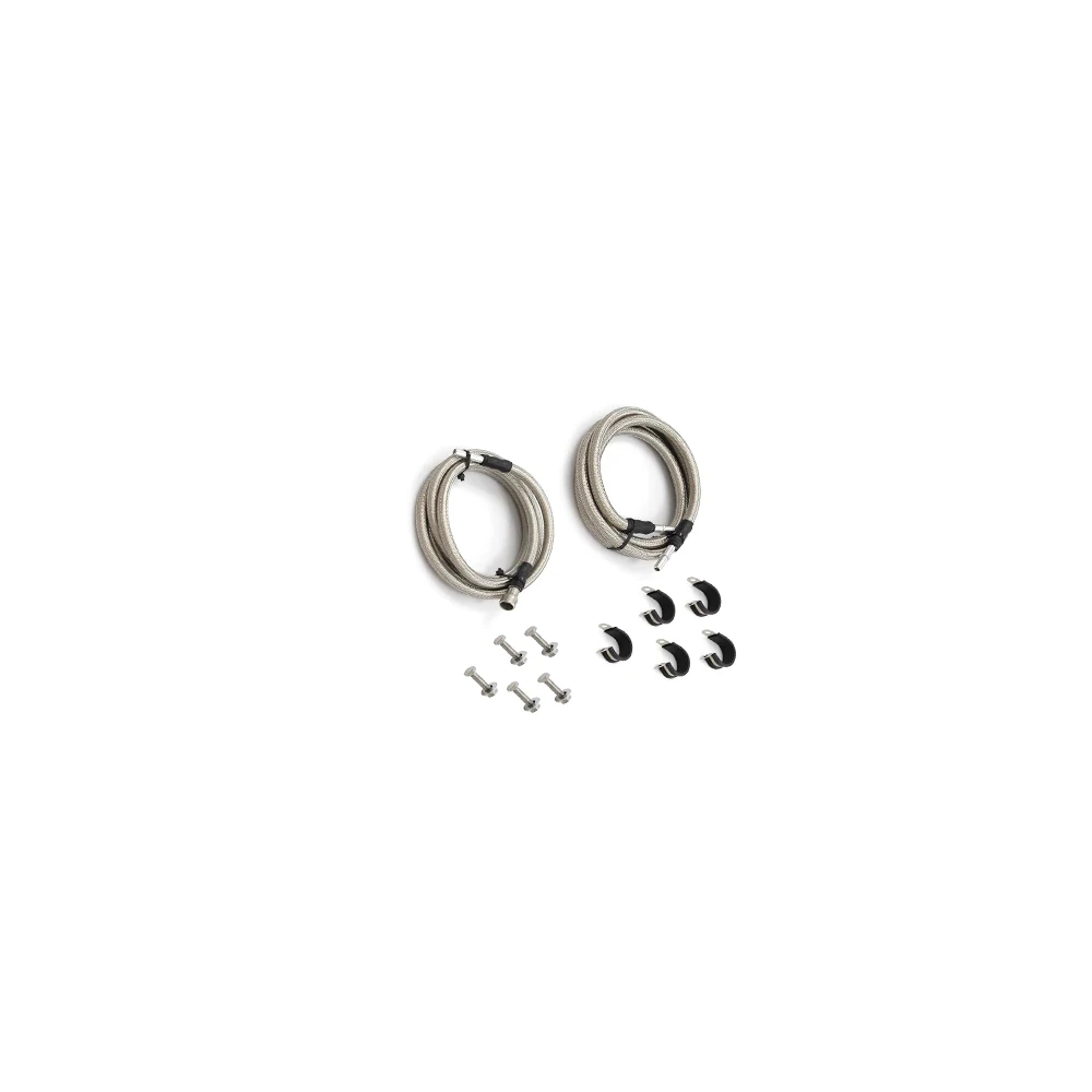 

Stainless Steel Braided Fuel Line Kit 15946178 For Chevy Silverado 1500HD 2500HD 2004-2010 PTFE Flexible Fuel Hose Replacement