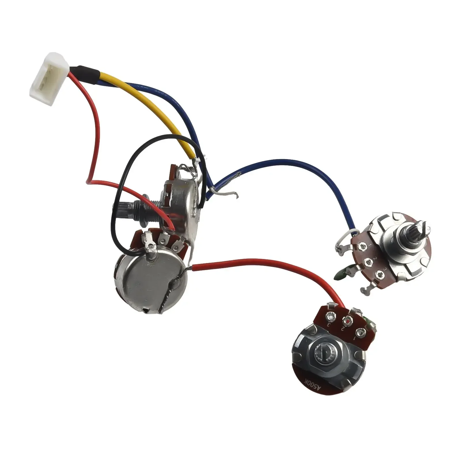 

Комплект для электрогитары: 2 потенциометра B500K (2 тона, 2 громкости) для гитар и бас-гитар, запчасти для музыкальных инструментов