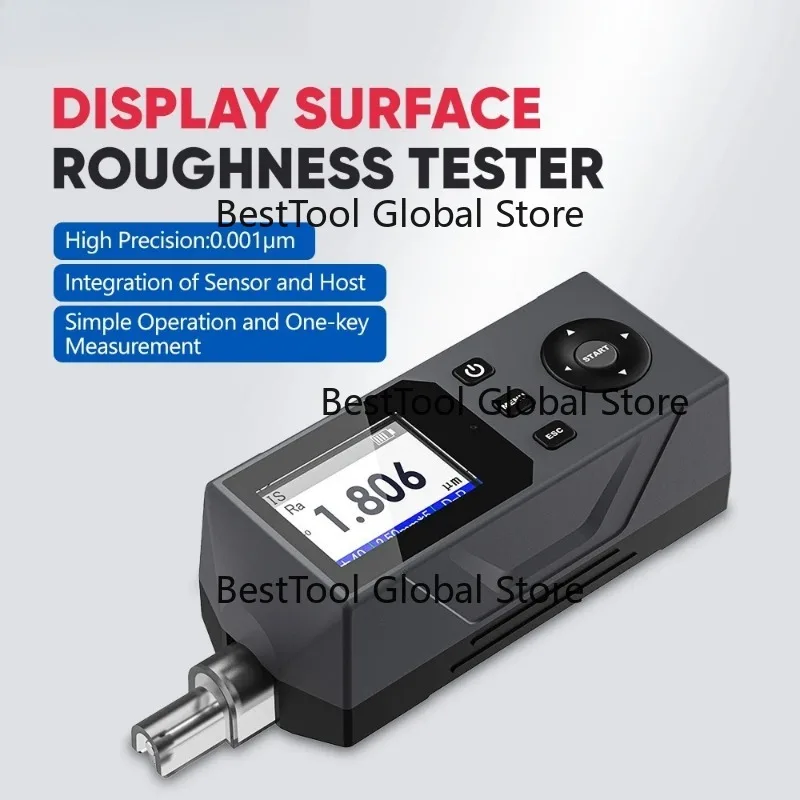 

High Precision Surface Roughness Tester Meter 0.001μm Measuring Instrument Surface Profilometer Measuring Support print Reports