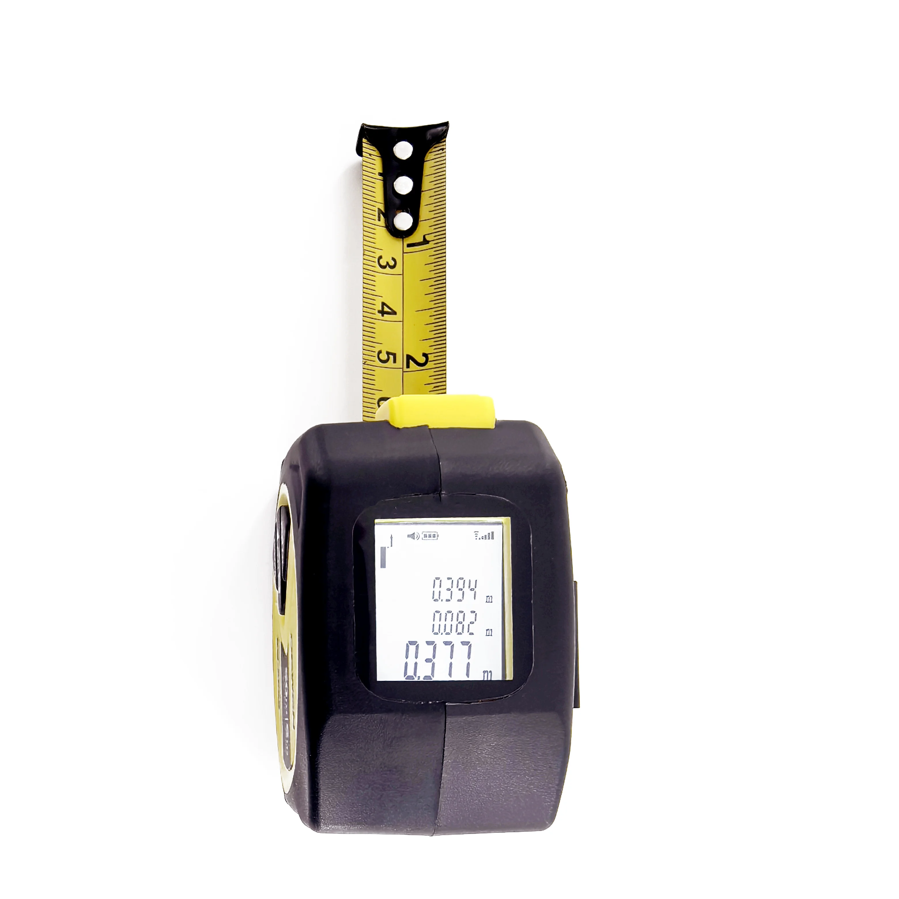 2026 Hot！DEWEN 2-in-1 Digital Tape Measure 2mm Accuracy 50m Range Ft/in/M Units USB Rechargeable Battery High Measurement