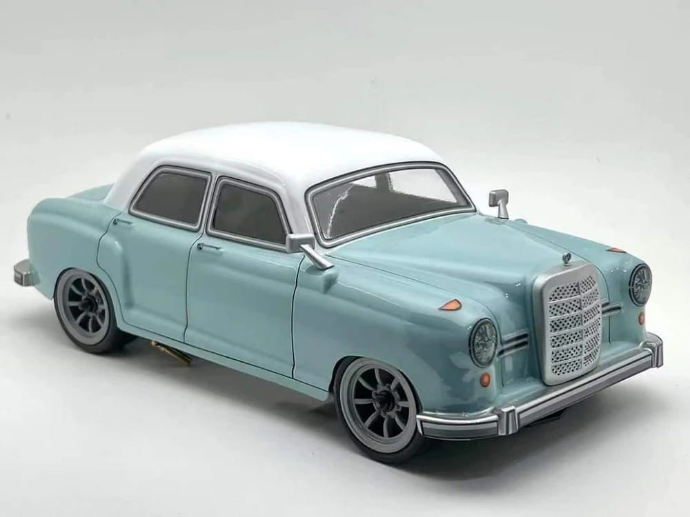 TM180 1/10 Mini Benz W180 Clear Lexan body. 210mm Wheelbase bodyshell. Tamiya M Chassis. Carten M210