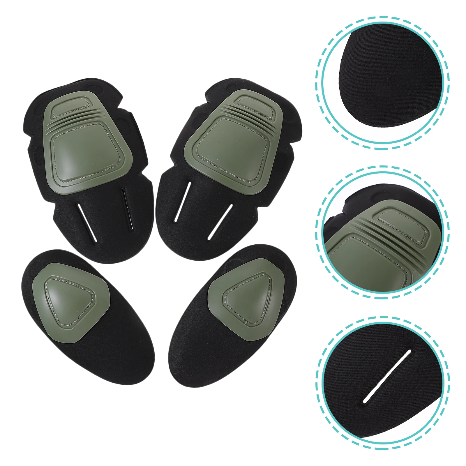 

1Set Knee Elbow Protective Pads Tactical Comfortable Breathable Durable Pads for Outdoor Joint Sports Safety Elbow Pad