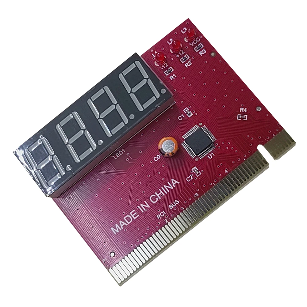 4 أرقام LCD عرض الكمبيوتر محلل التشخيص آخر بطاقة اللوحة اختبار مع مؤشر LED ل ISA PCI حافلة ميان مجلس