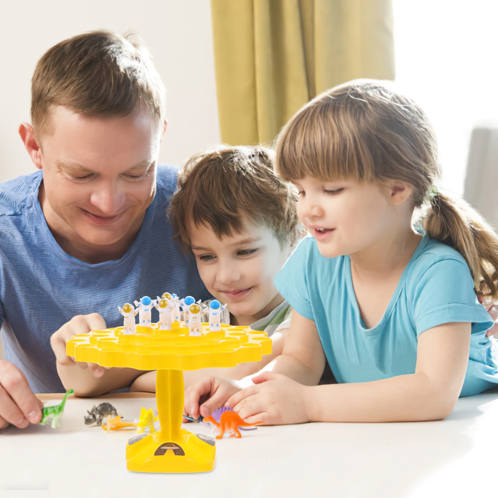 

1 set 1 Set Spaceman Stacking Toddler Astronaut Balance Blocks Educational Kids Plaything Plastic Building Blocks Astronauts