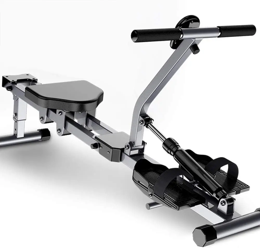 

Home Indoor Fitness Exercise Abdominal Muscle Rowin Machine Single-Bar Double-Track Hydraulic Rowing Machine