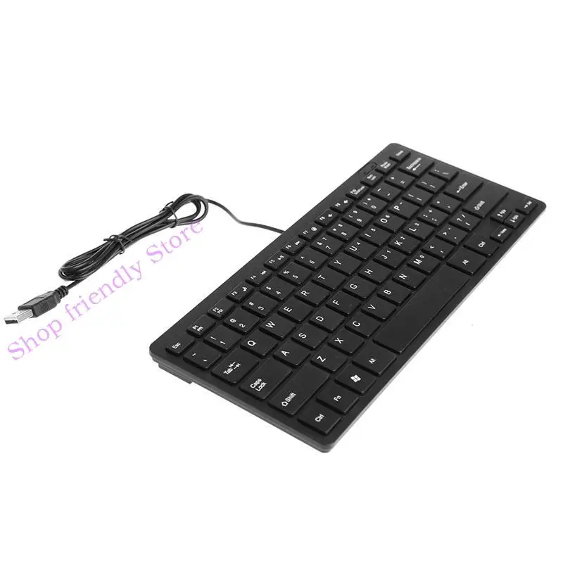 

594A Mini Multimedia USB External Keyboard For Notebook Laptop PC Computer