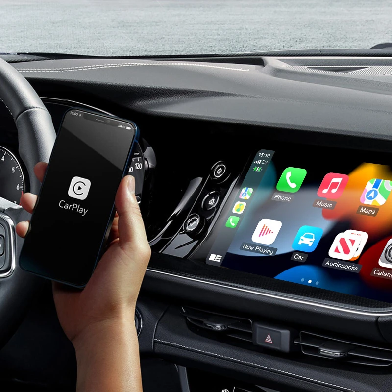 Neue Drahtlose Android Auto Adapter Drahtlose CarPlay Dongle 2in1 Auto Intelligente Systeme Smart Box Für Auto Mit Wired CarPlay