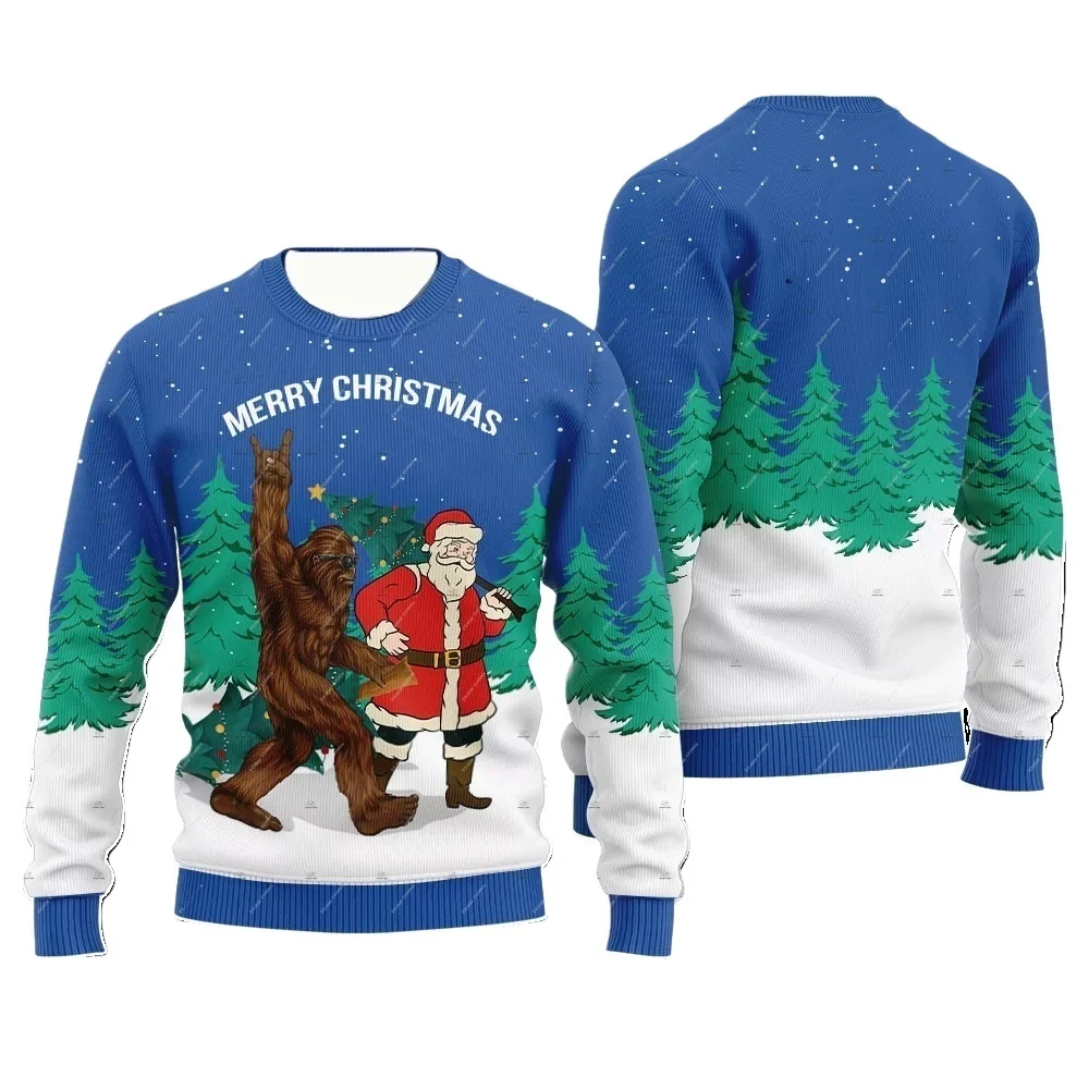 Fashion Beer Ugly Christmas Sweater for Women Clothes Hip Hop Bar Party Men Sweatshirts Casual Male Pullovers Beers Tracksuit