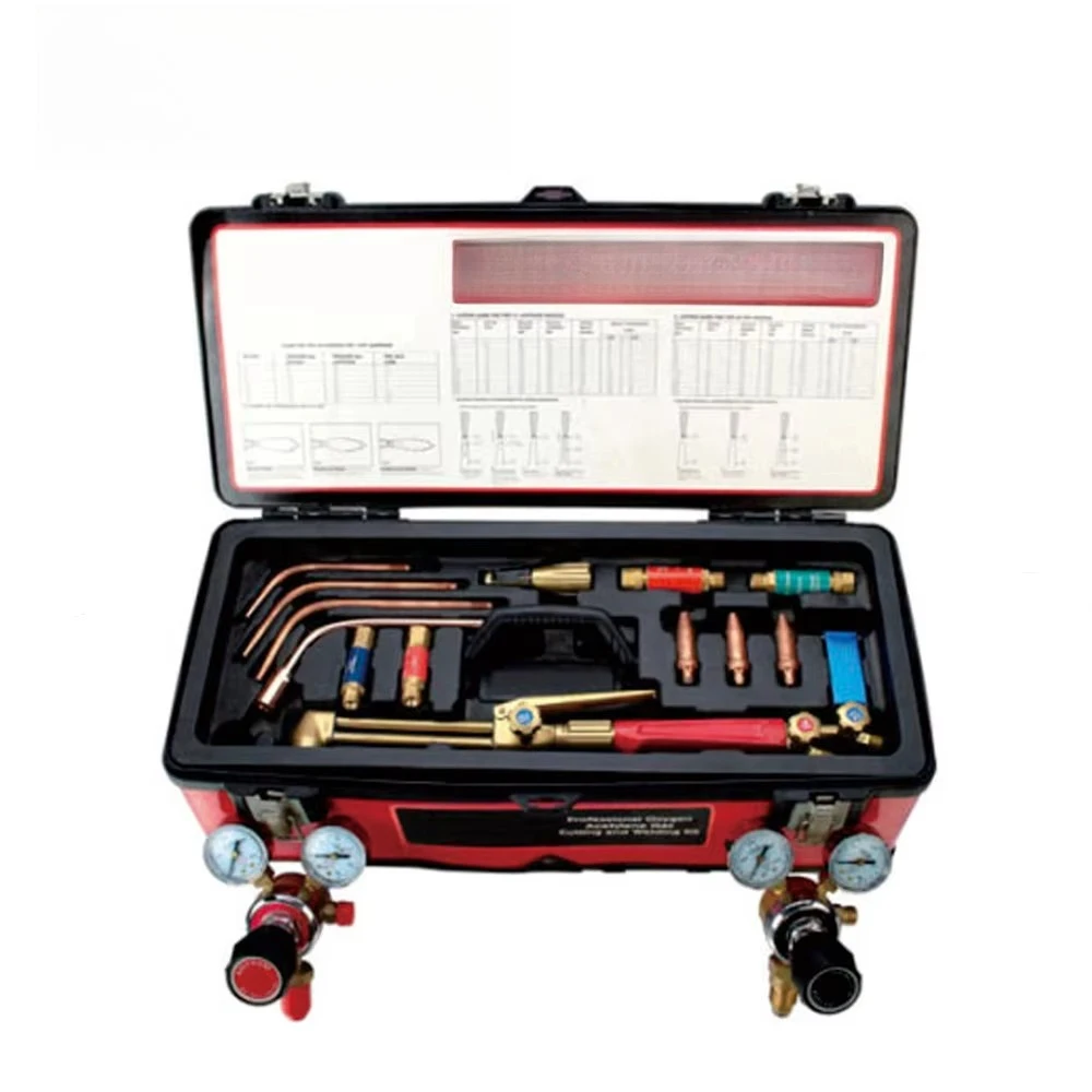 Gas Cutting and Welding Kit with Hose Regulators Welding and Cutting Torch