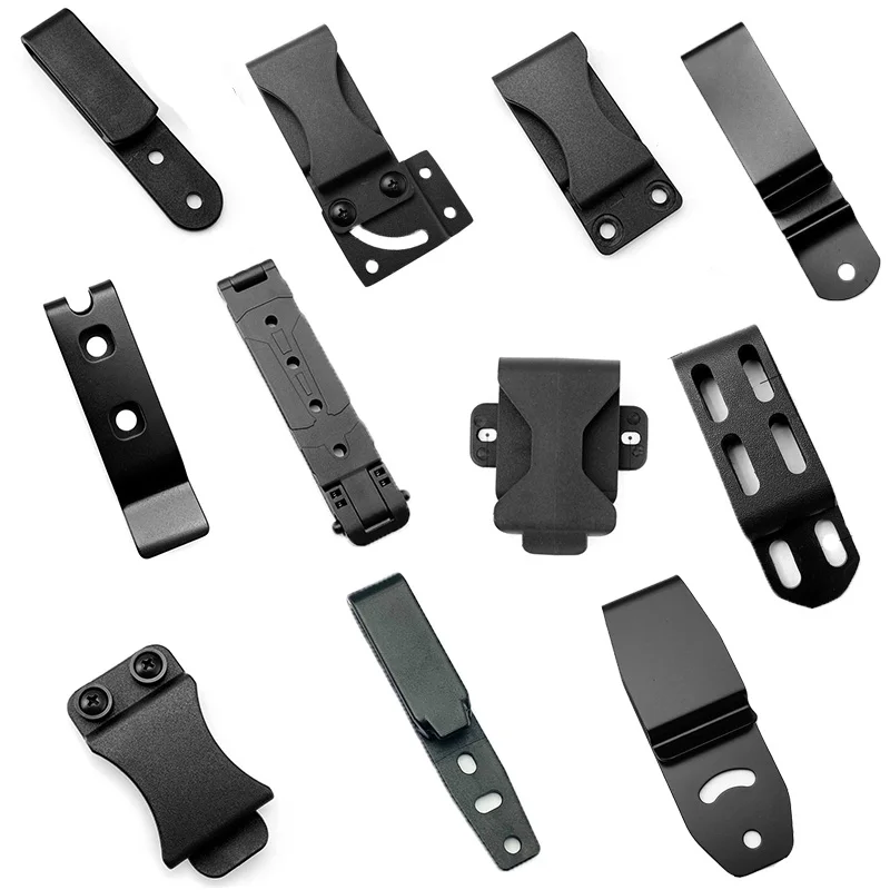 Belt Holster Sheath K Sheath Clips Universal KYDEX IWB Holster Clips MOLLE-LOK Scabbard Back Clip with Screws Concealed Carry