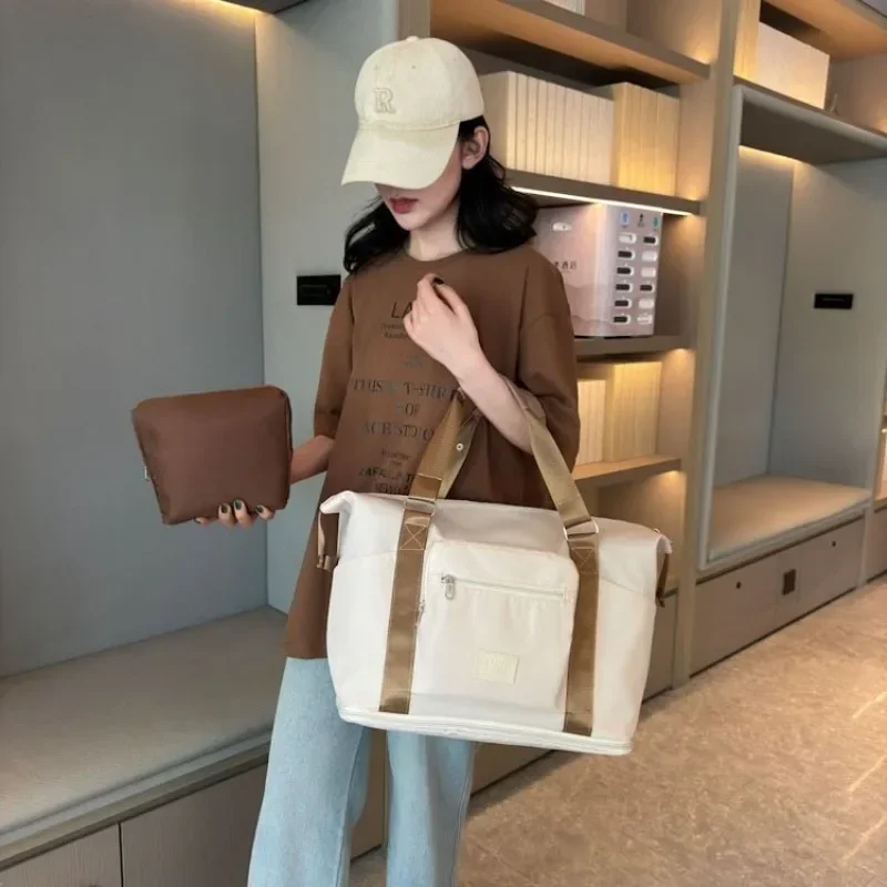 High-End Vintage Fashion Designer Diaper Bags For Women Luxury Leather Large Capacity Elegant Crossbody Shoulder Bag Minimalist