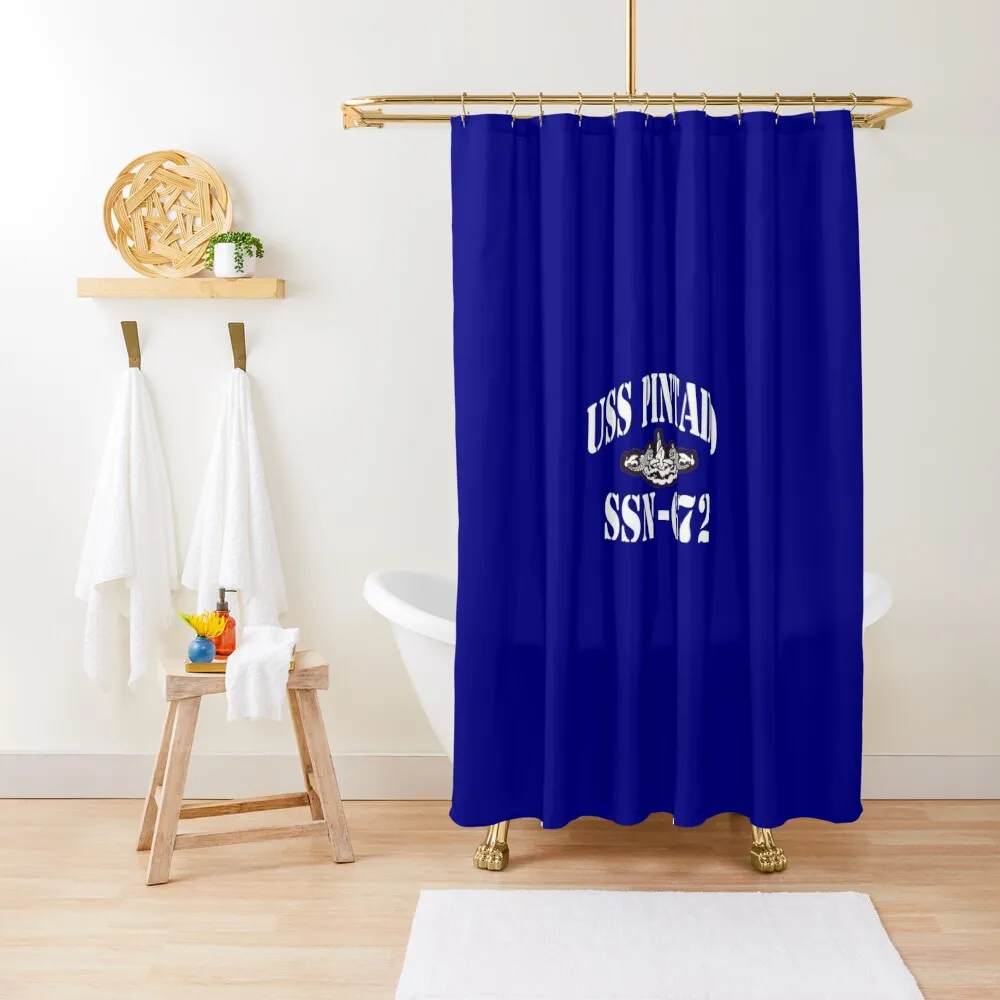

USS PINTADO (SSN-672) SHIP'S STORE Shower Curtain Elegant Bathroom Shower Set For Bathroom Curtain