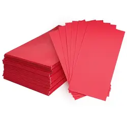 100Pcs/Set Chinese Red Envelopes Hongbao Red Packets Year Of The Chinese Hongbao Lucky Money Envelopes For Spring Festival