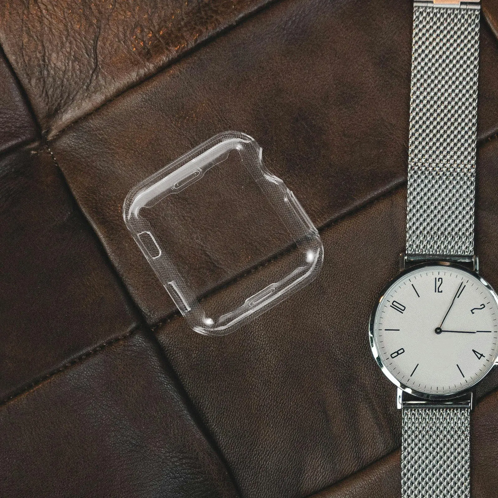 

Защитный чехол для часов 38 мм из полиуретана, тонкий, с амортизацией при падении, с точными вырезами для кнопок