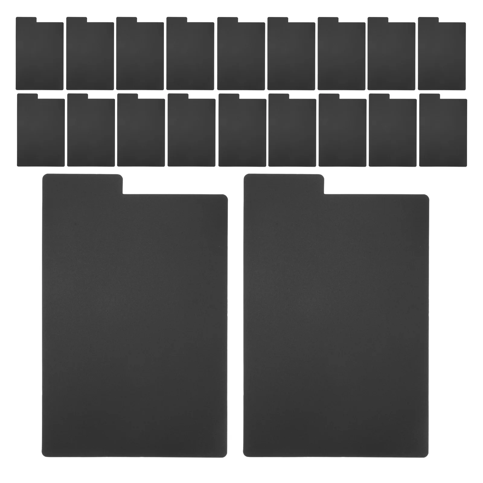 20 قطعة فواصل تسجيلات الفينيل الأسود عالية الكثافة ألبوم فواصل لخزانة الكتب الرف تخزين الفضاء إنقاذ سجل المنظمة