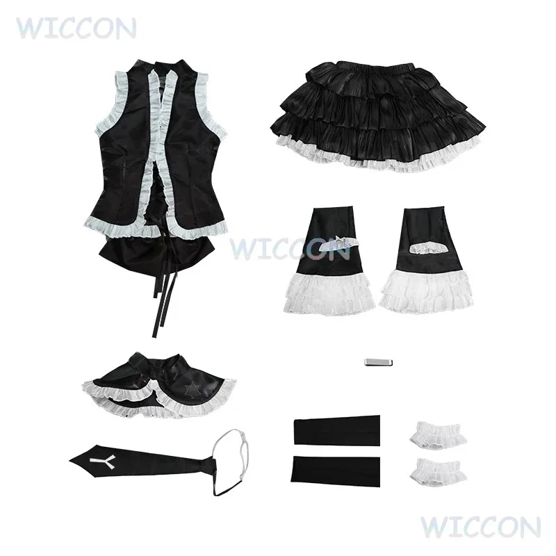 

asdh8@Project Sekai MikukuProject DIVA Infinite Gothic Lolita Dress Cosplay Costume Ready Stock Anime Vocal Outfit Halloween Chr