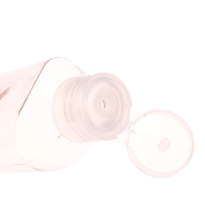 Bottiglia portatile vuota da 30/50/60ml con moschettone da viaggio all'aperto disinfettante per le mani riutilizzabile in plastica spremere bottiglie strumento di archiviazione