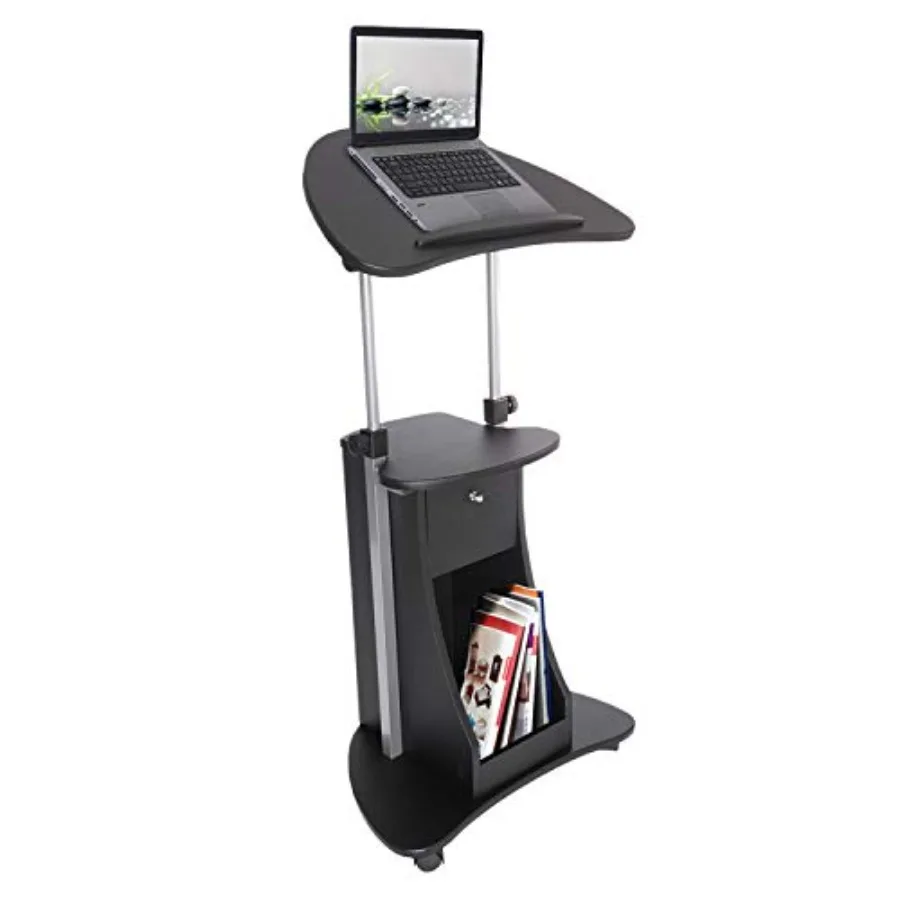 

Sit-to-Stand Mobile Medical Laptop Computer Cart,,Adjustable Height, B005