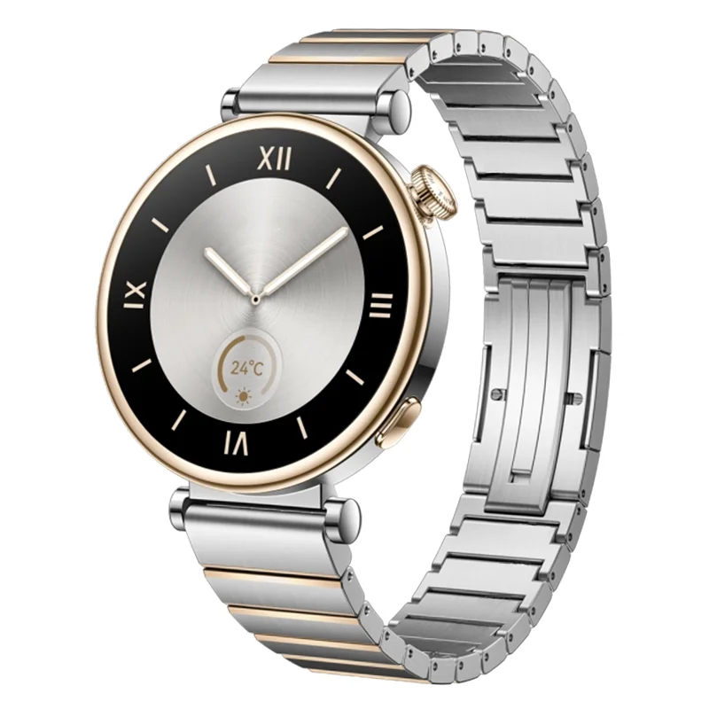 

18mm Luxury Stainless Steel Strap for Huawei Watch GT4 41 Metal Wrist Straps Band Bracelet for GT4 41mm Woman Men Watchband