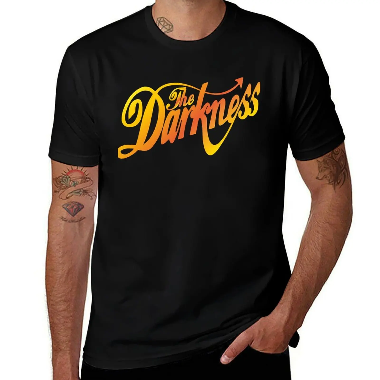 The Darkness band T-Shirt man t shirt luxury t shirt men 100% cotton luxury brand T-Shirt