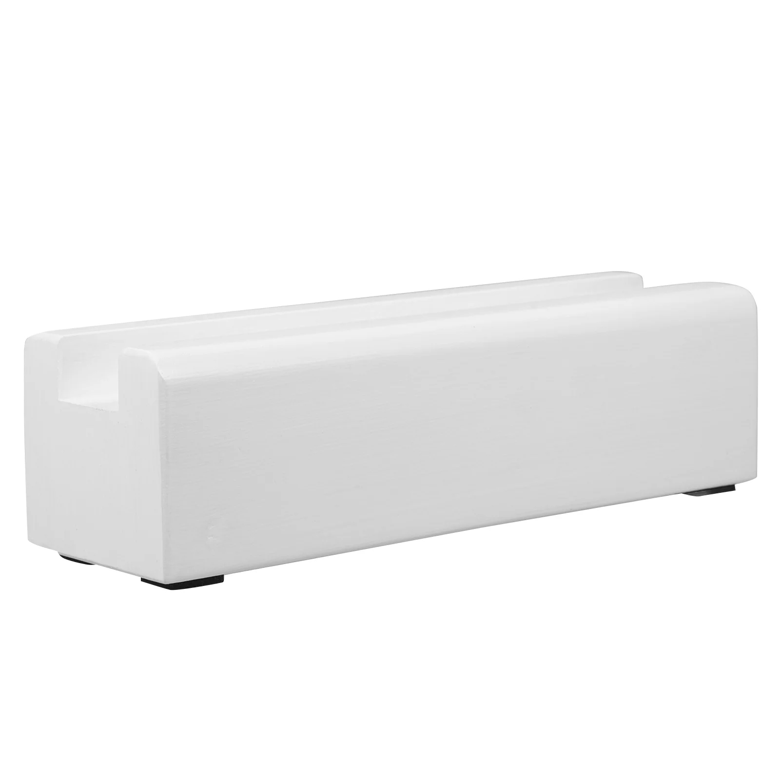 

Small Sponge Rollers Floor Mirror Base Stand Holder Support Plug Wood Mount White Travel