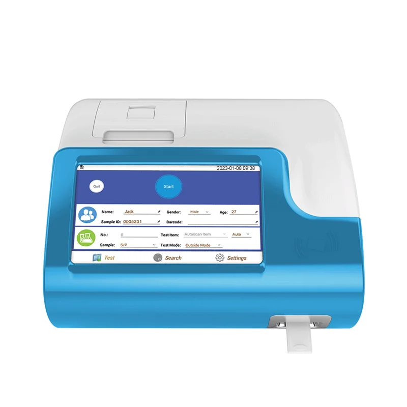 CTnI/HbA1c/D-Dimer/T3 T4/TSH/BNP POCT Touch Screen POCT Immunoassay