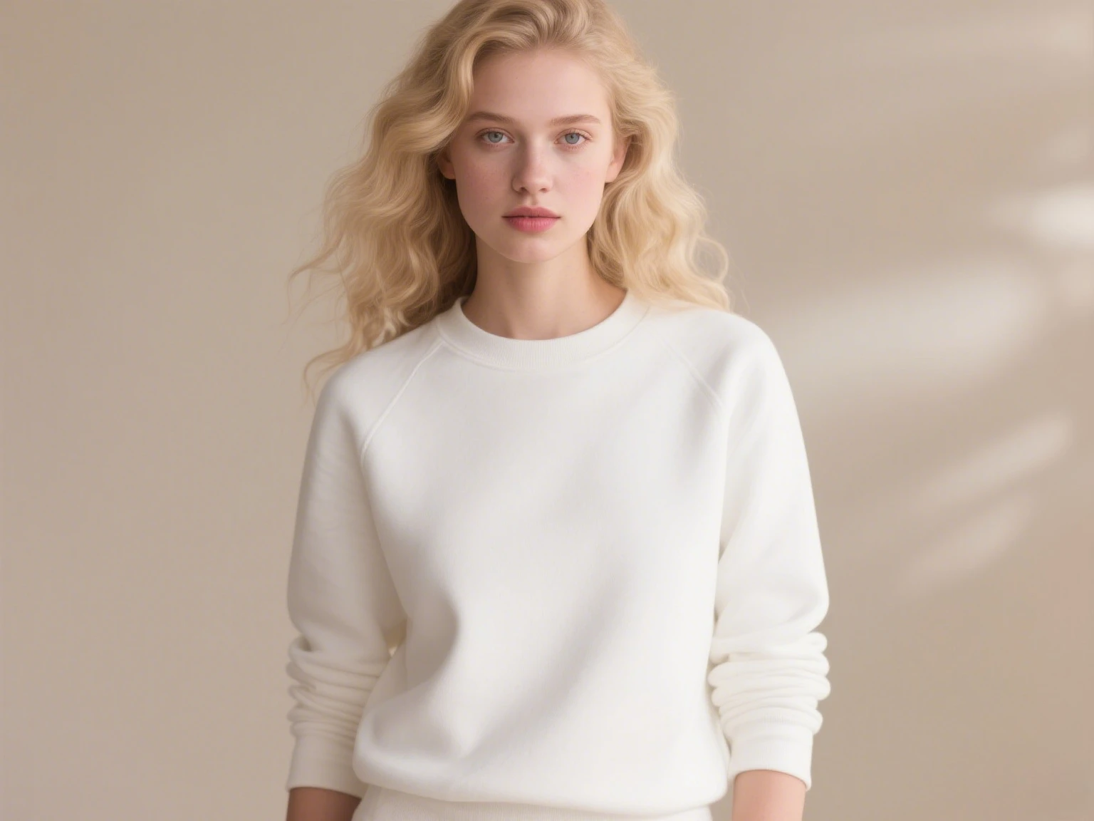 Damska bluza z kapturem w jednolitym kolorze na jesień i zimę, w stylu koreańskim, luźna i swobodna, uniwersalna do noszenia jako warstwa wierzchnia lub pod spód.