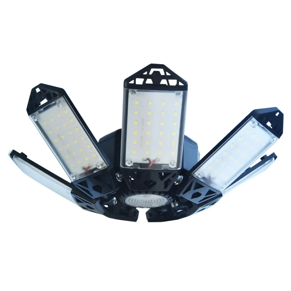 Imagem -05 - Led Folding Garage Lights Nova Lâmpada Deformável Armazém Oficina Industrial e Mineração Folhas Venda Quente