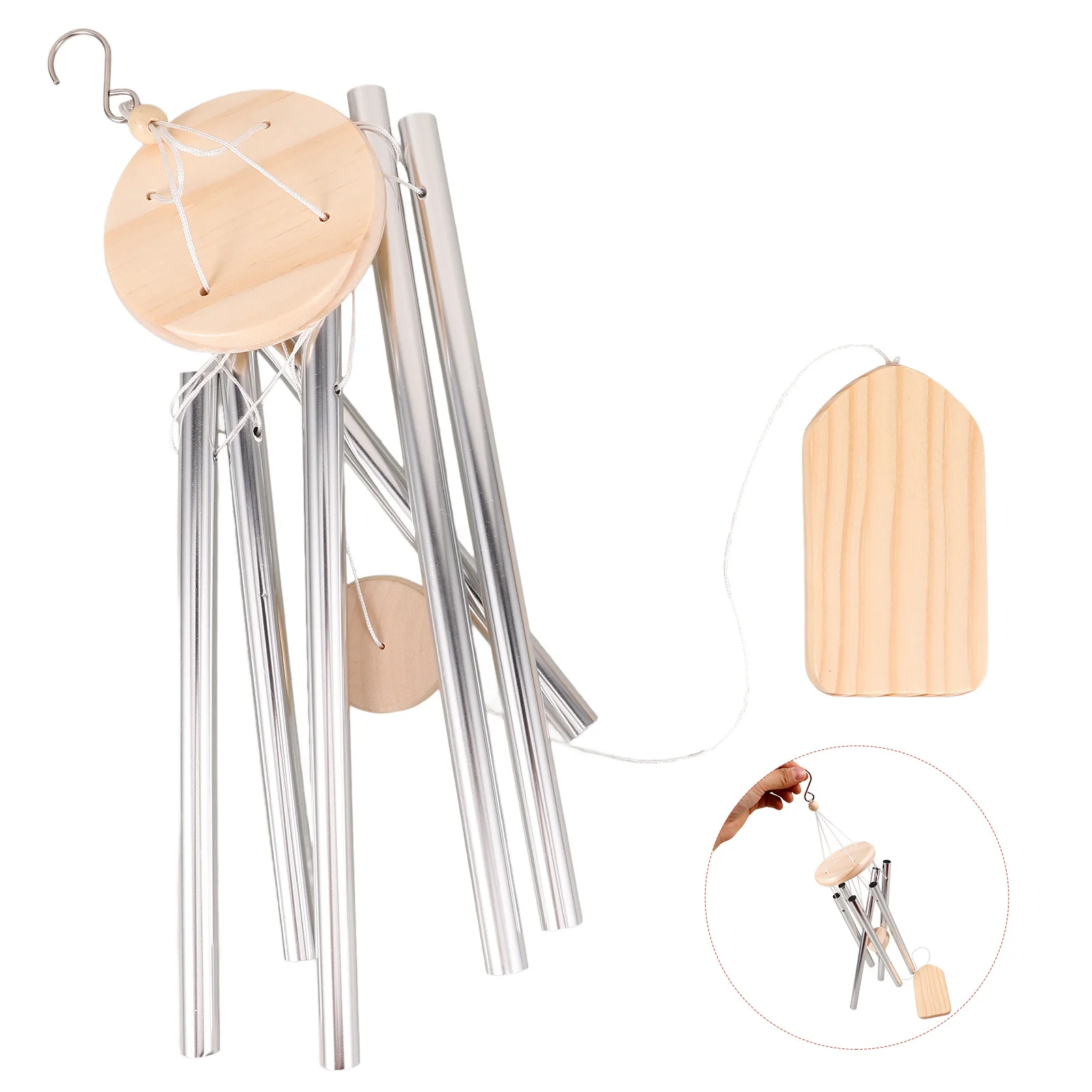 

Wind Bell Aluminum Tube Hanging Bell Beautiful Outdoor Garden Decoration Decorative Wind Chime Pendant Melodious Tone