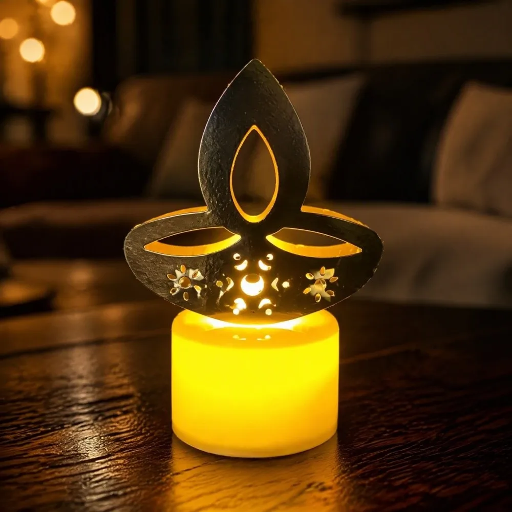 Flameless Flameless LED Candle Lights Battery Operated Compact Size Battery Operated Mini Night Lamp Without Smoke
